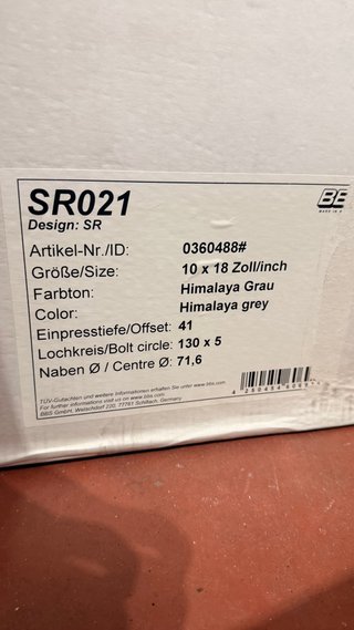 Llantas BBS SR021 y SR022 como Nuevas