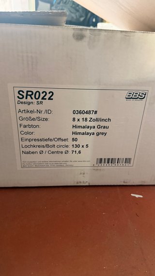 Llantas BBS SR021 y SR022 como Nuevas