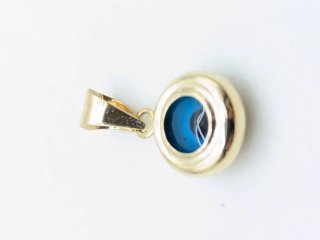 Colgante Oro 14k Ojo Azul
