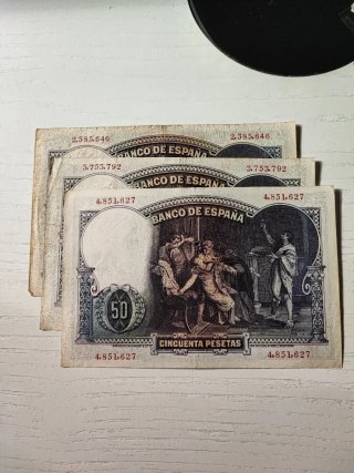 Billete 50 Pesetas Banco de España 1931