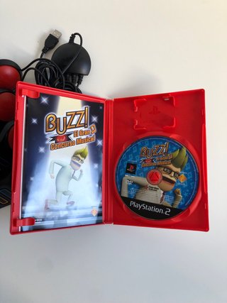Buzz! El Gran Concurso Musical PS2 + Buzzers