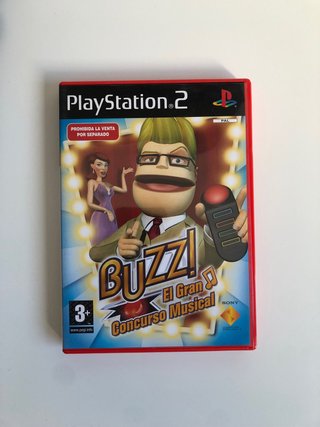 Buzz! El Gran Concurso Musical PS2 + Buzzers