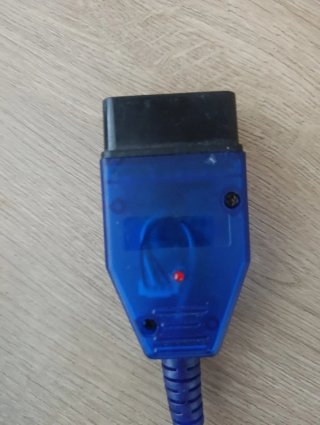 Cable VAG KKL + Fiat EcuScan Azul