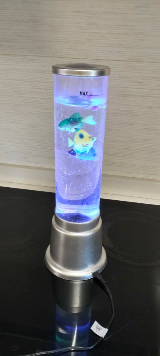 Lámpara Peces Luz Roja