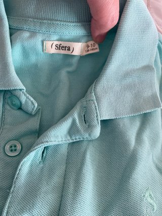Lote 4 polos y 1 camiseta niño