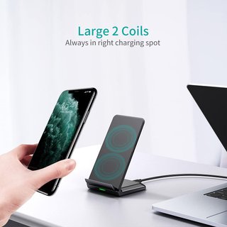 Cargador inalámbrico rápido 15W para iPhone