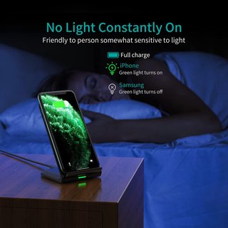 Cargador inalámbrico rápido 15W para iPhone