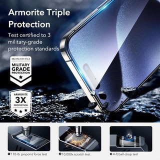 ESR protector pantalla ultrarresistente iPhone