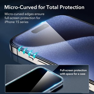 ESR protector pantalla ultrarresistente iPhone