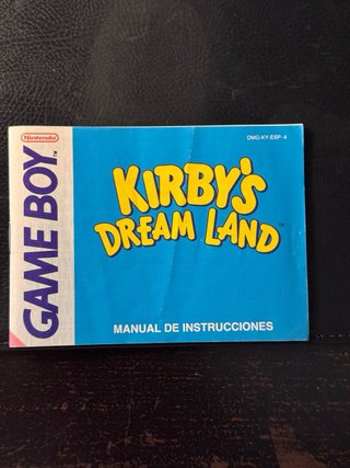Videojuego Kirby Dream Land Nintendo Game Boy PAL