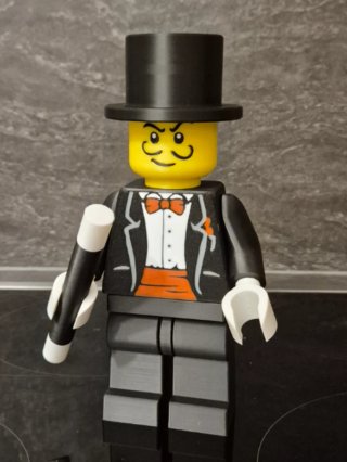 Lego Mago con Varita y Chistera