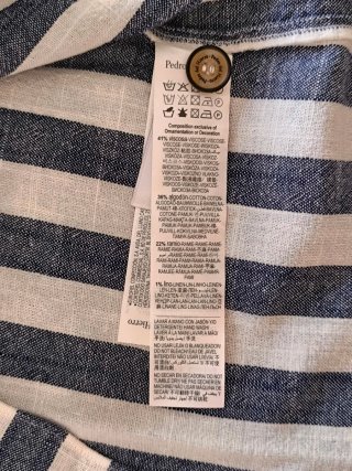 Blusa Pedro del Hierro Rayas Talla S