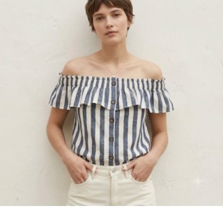 Blusa Pedro del Hierro Rayas Talla S