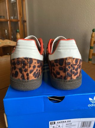 Adidas Samba OG Red Leopard