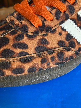 Adidas Samba OG Red Leopard