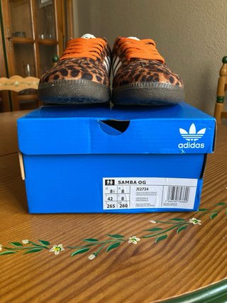 Adidas Samba OG Red Leopard