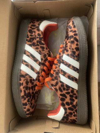 Adidas Samba OG Red Leopard