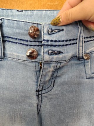 Pantalones Vaqueros Colombianos Azules