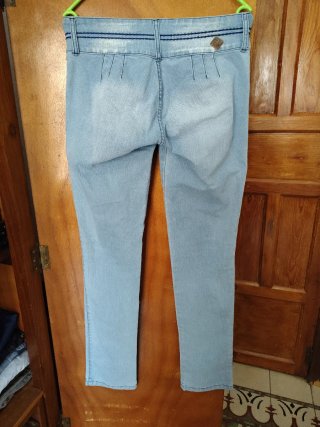Pantalones Vaqueros Colombianos Azules