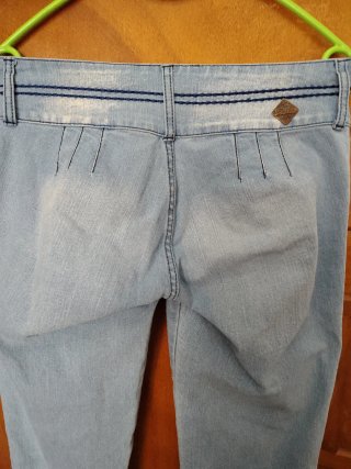 Pantalones Vaqueros Colombianos Azules