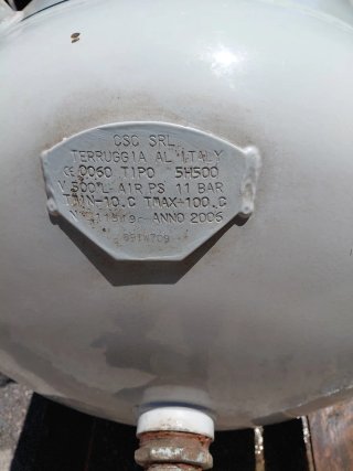 Compresor de aire industrial 500L