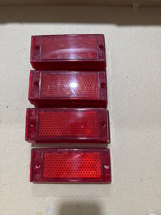 Lote 7 tulipas traseras Seat 131 1ª Serie