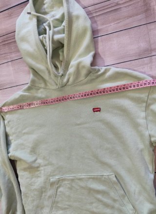 Sudadera Hoodie Capucha Levi's Verde Claro Hombre