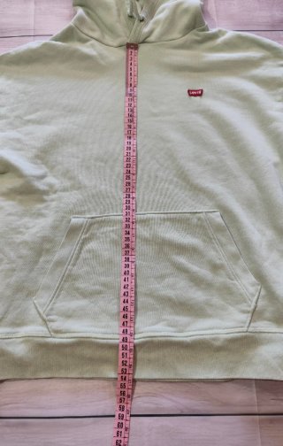 Sudadera Hoodie Capucha Levi's Verde Claro Hombre