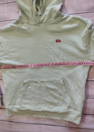 Sudadera Hoodie Capucha Levi's Verde Claro Hombre