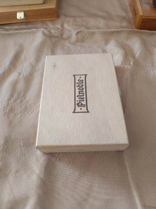 Billetera Piel Noble Negra/Marrón Nueva