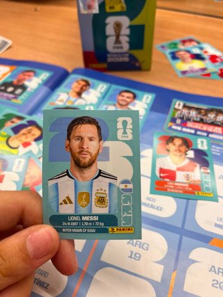 Cromo Messi Mundial 2026
