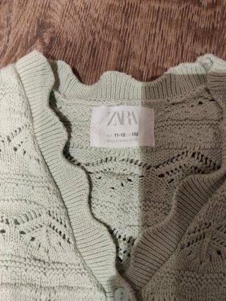 Conjunto Zara verde claro 11-12 años