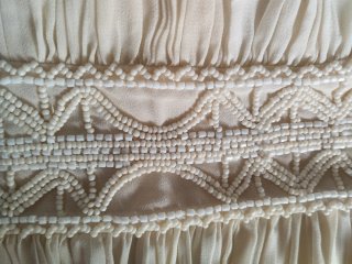 Vestido largo beige Talla M