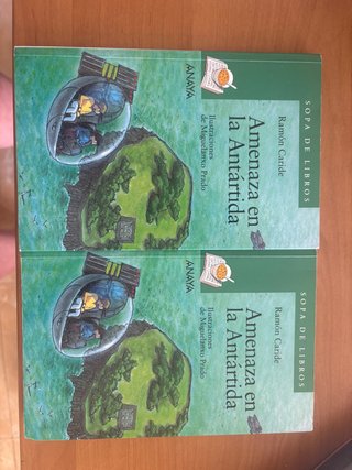 Libro “Amenaza En La Antártida”