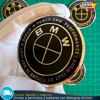 Emblema BMW 56mm M Power Tapas Tapacubos Llantas