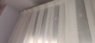 Cortinas infantiles con estrellas