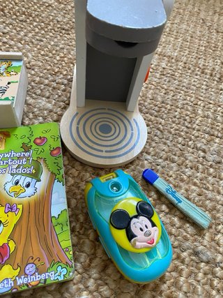 Lote Juguetes Varios: Domino, Libros, Cafetera