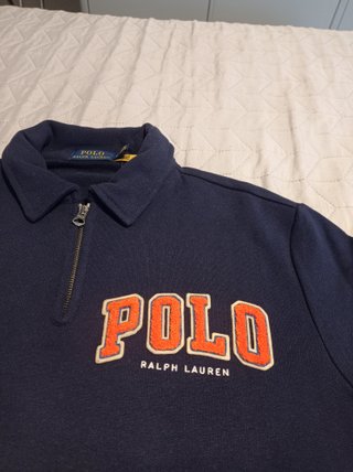 Sudadera Polo Ralph Lauren Media Cremallera Azul