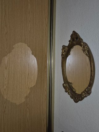 Conjunto de espejos de pared antiguos ovalados