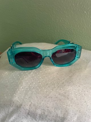Gafas Versace Doradas y Turquesa