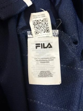 Camiseta Béisbol Fila Rayas Azul Talla XXS