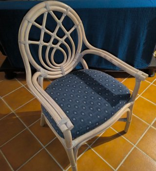 Silla de bambú estilo chino