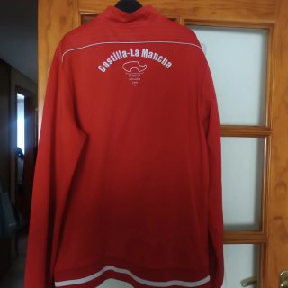 Sudadera Joma Castilla-La Mancha XL Roja. Joma.