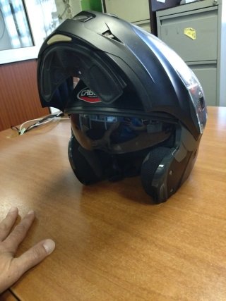 Casco de moto CABERG negro