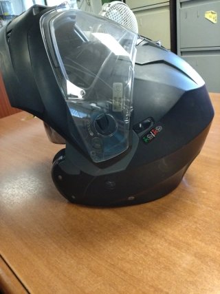 Casco de moto CABERG negro