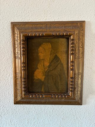 Cuadro Virgen enmarcado