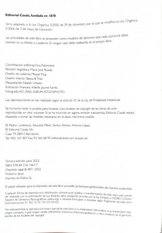 Lengua Castellana y Literatura 1, Le Bachillerato