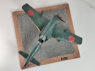 Maqueta del avion Kyushu J7W1 escala 1/72 Hasegawa