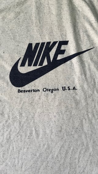 Camiseta Nike Vintage Gris Azul Talla L/XL