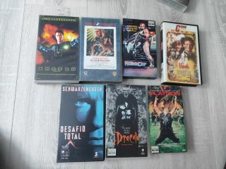 Lote 7 Películas VHS: Acción, Terror, Sci-Fi
